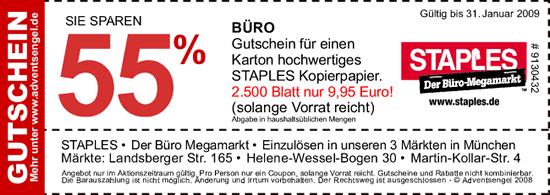 Gutschein der Adventsengel München