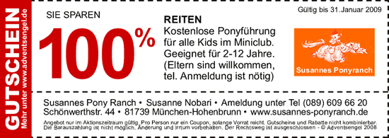 Gutschein der Adventsengel München