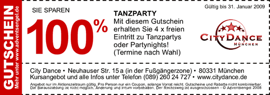 Gutschein der Adventsengel München