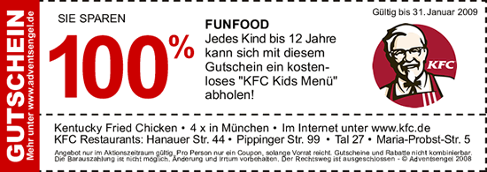 Gutschein der Adventsengel München