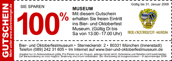 Gutschein der Adventsengel München
