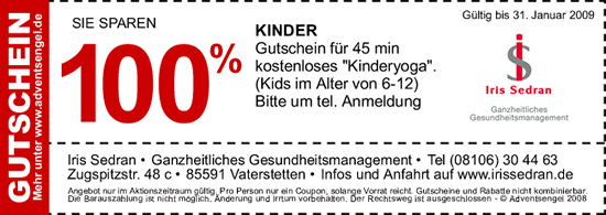 Gutschein der Adventsengel München