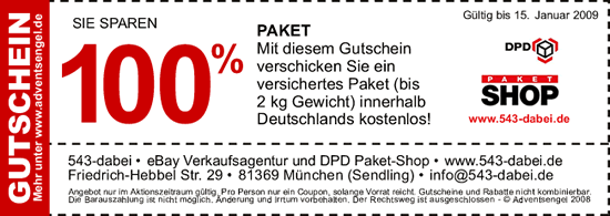Gutschein der Adventsengel München